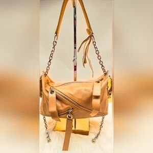 Christian Louboutin Taupe Trophe Chain Shoulder Crossbody/Shoulder bag